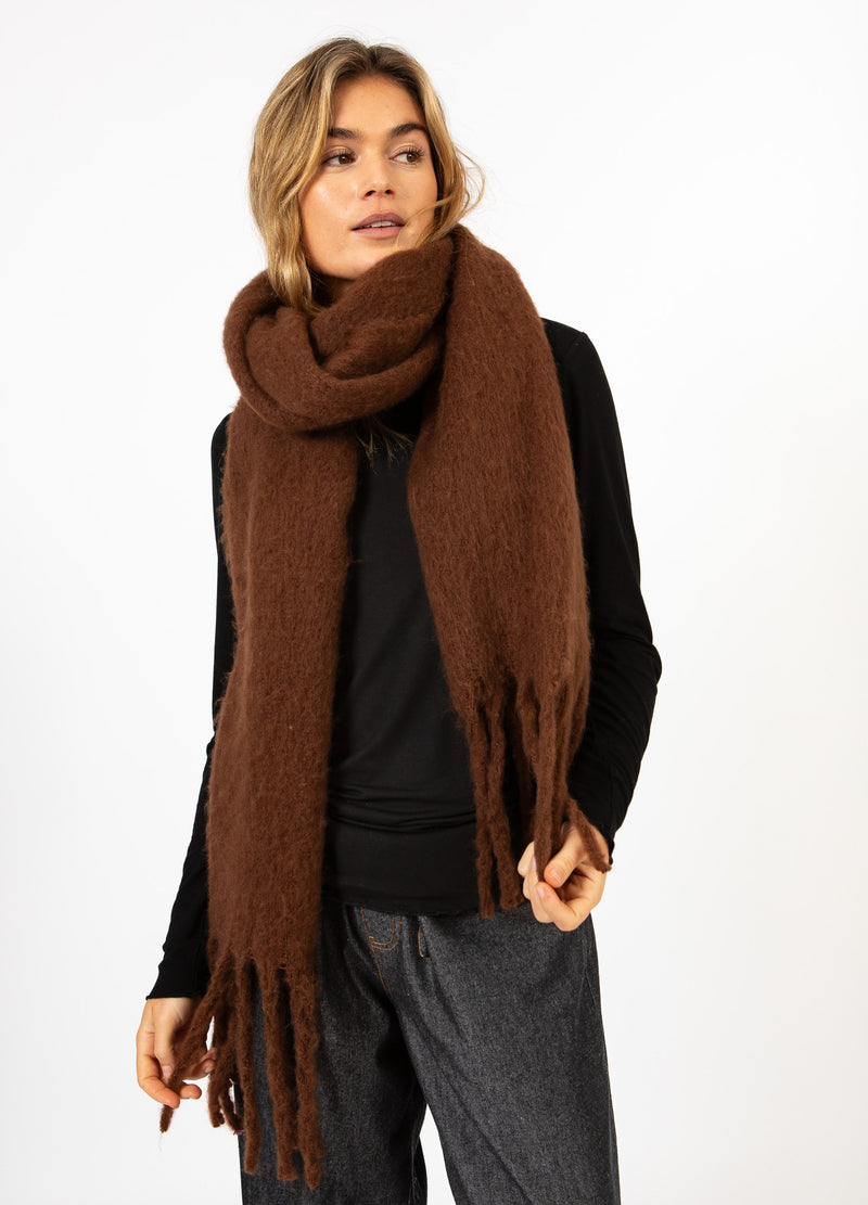 CC Heart CC HEART MAREN SCARF Accessories Chocolate brown - 349