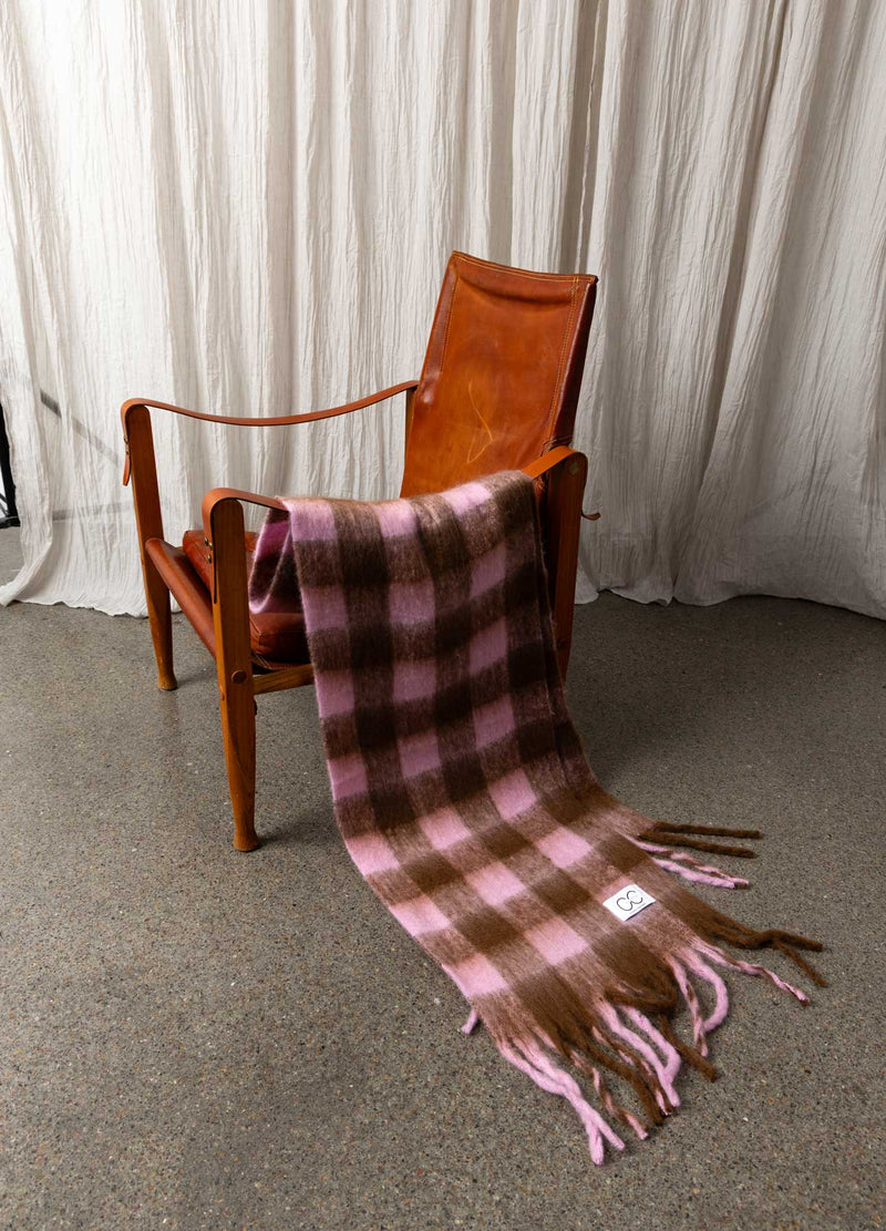 CC Heart CC HEART MAREN SCARF Accessories Brown/pink check - 543