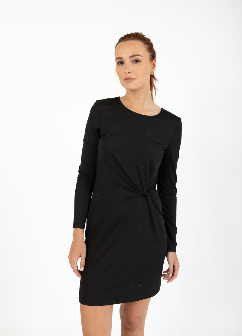 CC Heart CC HEART MEADOW IMITATIE JURK Dress Black - 100