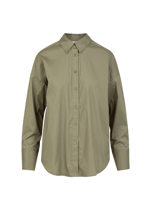CC Heart CC HEART MILLIE EFFEN LOSSE BLOUSE Shirt/Blouse Khaki - 467