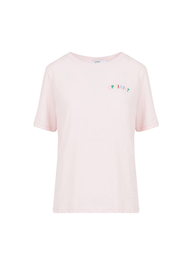 CC Heart CC HEART OPTIMIST T-SHIRT - MIDDELLANGE MOUW T-Shirt Daisy Pink - 600