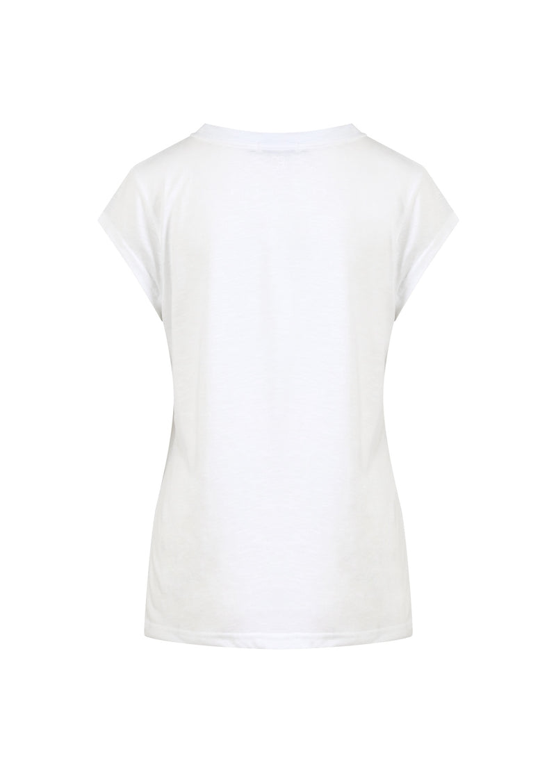 CC Heart CC HEART POSITIVITY T-SHIRT - KAPMOUW T-Shirt White/gold - 200