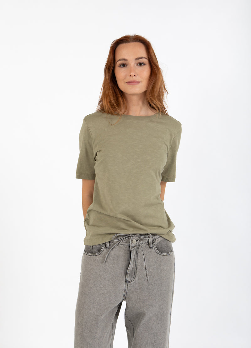 CC Heart CC HEART REGULIERE T-SHIRT T-Shirt Dusty olive - 479