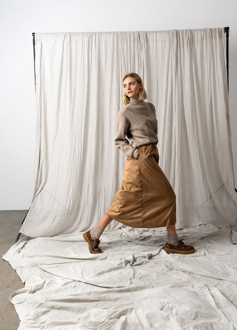 CC Heart CC HEART ROMY LANGE ROK Skirt Golden brown - 792