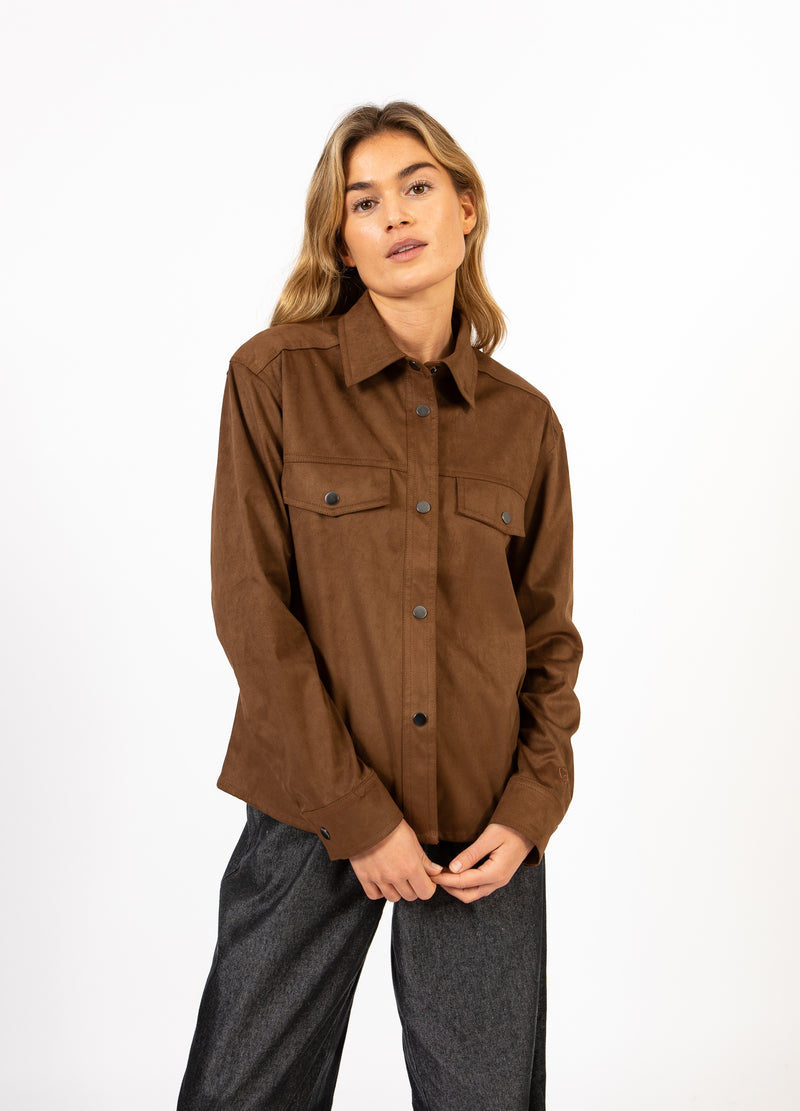 CC Heart CC HEART ROMY SHIRT JACK Outerwear Chocolate brown - 349
