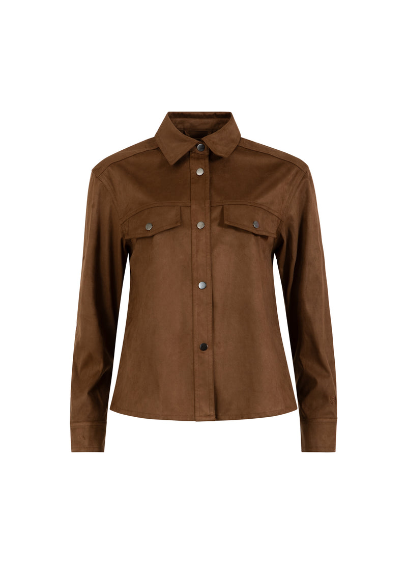 CC Heart CC HEART ROMY SHIRT JACK Outerwear Chocolate brown - 349