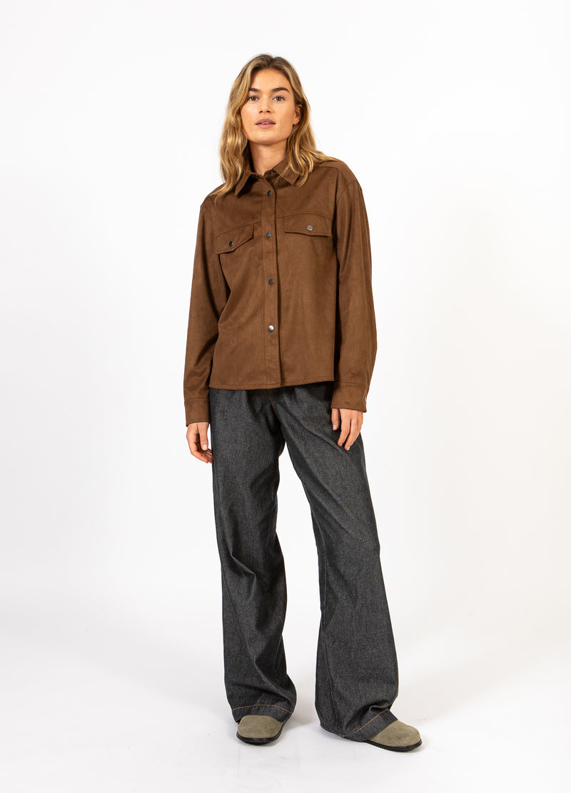 CC Heart CC HEART ROMY SHIRT JACK Outerwear Chocolate brown - 349