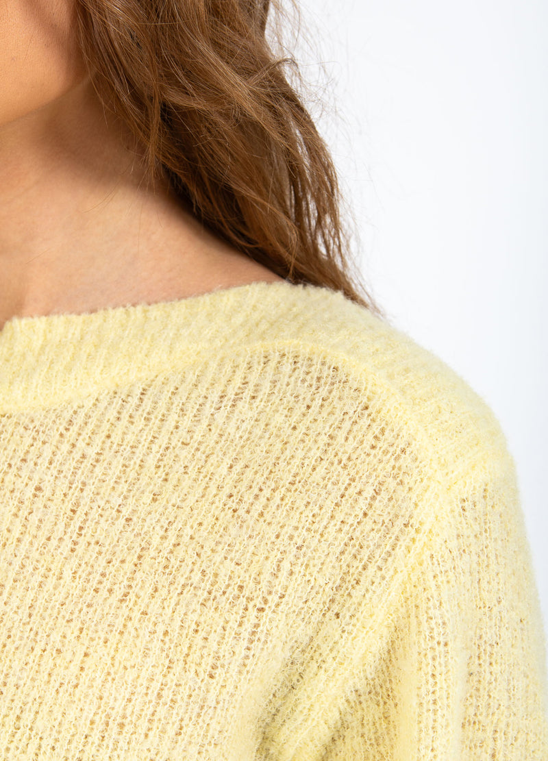 CC Heart CC HEART ROSELYNN KORTE MOUWEN TRUI Knitwear Light honey - 790