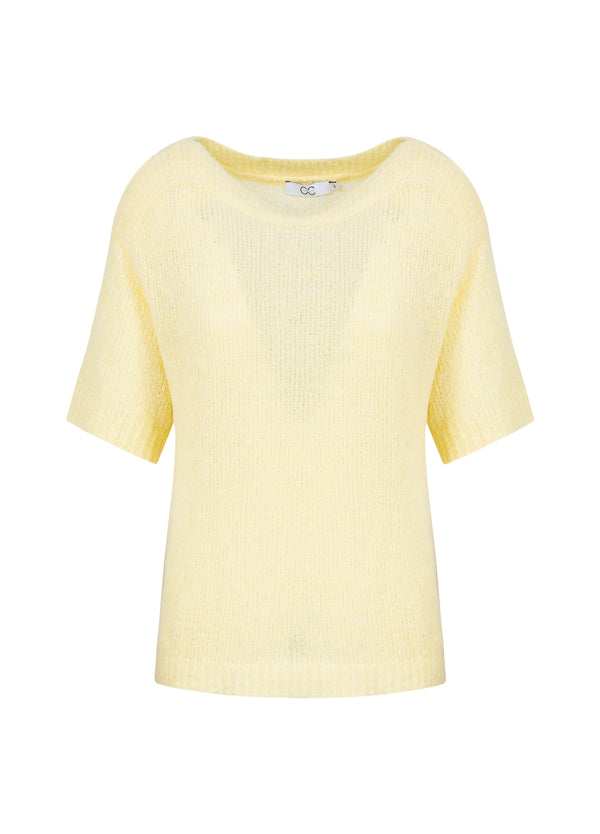 CC Heart CC HEART ROSELYNN KORTE MOUWEN TRUI Knitwear Light honey - 790