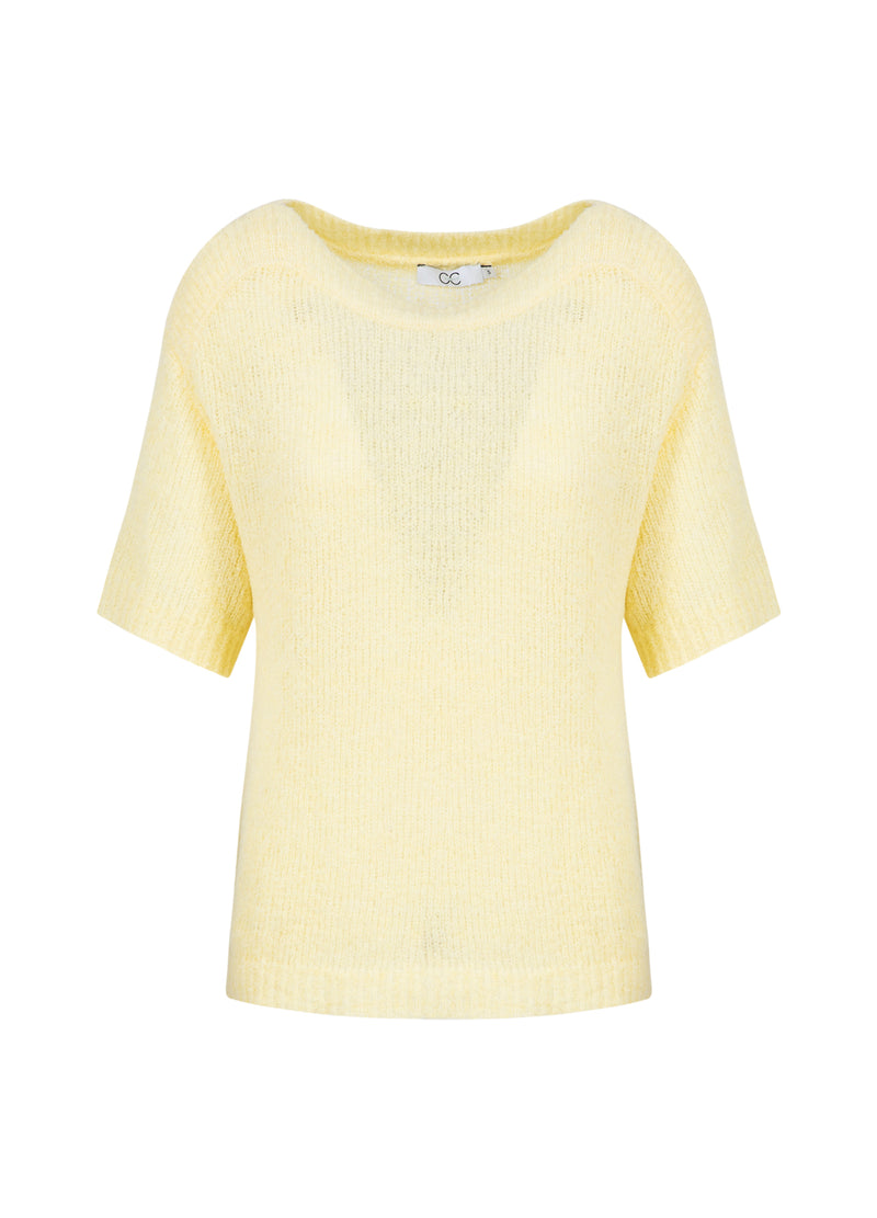 CC Heart CC HEART ROSELYNN KORTE MOUWEN TRUI Knitwear Light honey - 790