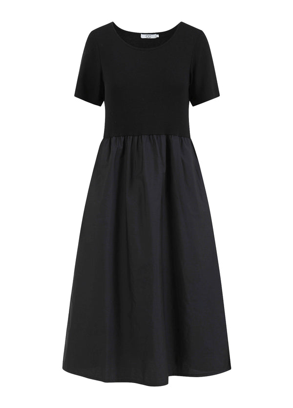 CC Heart CC HEART RYLAN MIX JURK KORTE MOUW Dress Black - 100