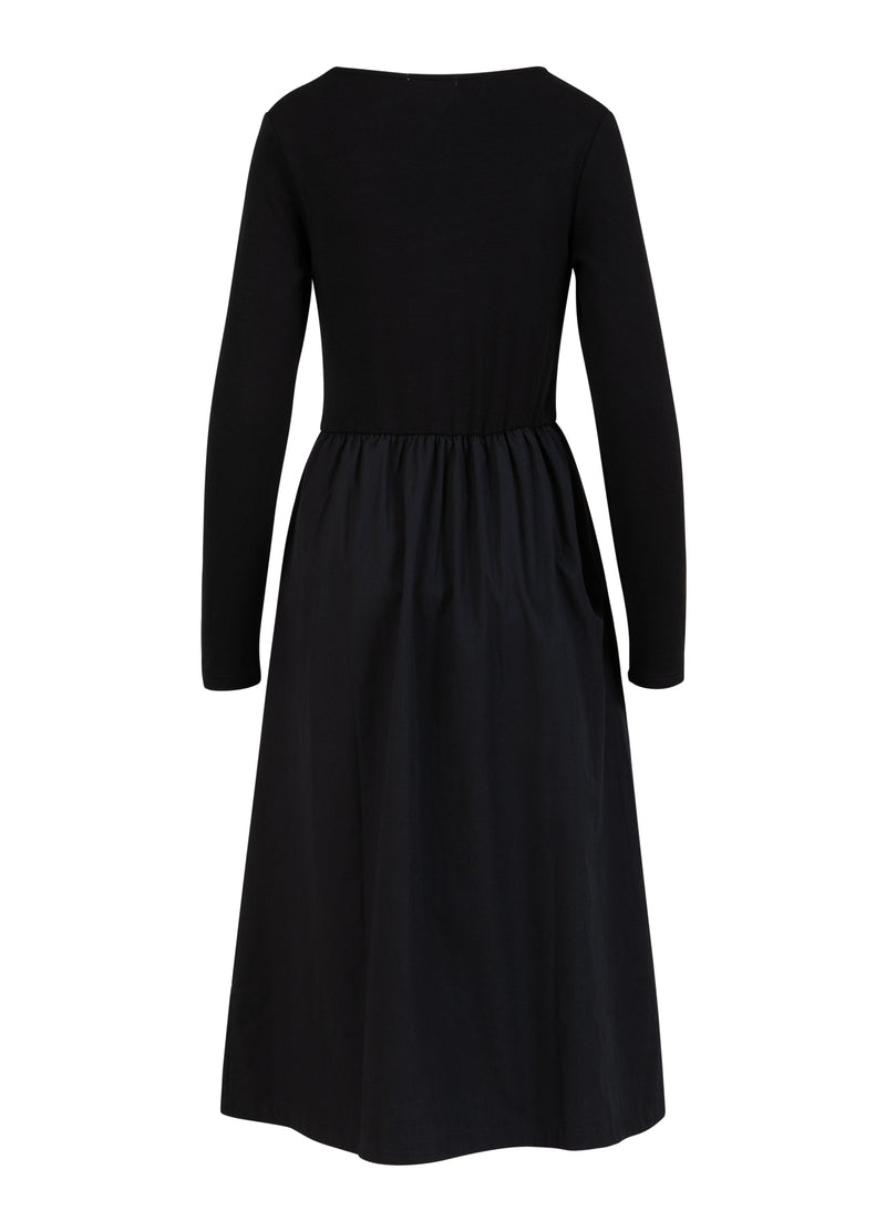 CC Heart CC HEART RYLAN MIX JURK LANGE MOUW Dress Black - 100