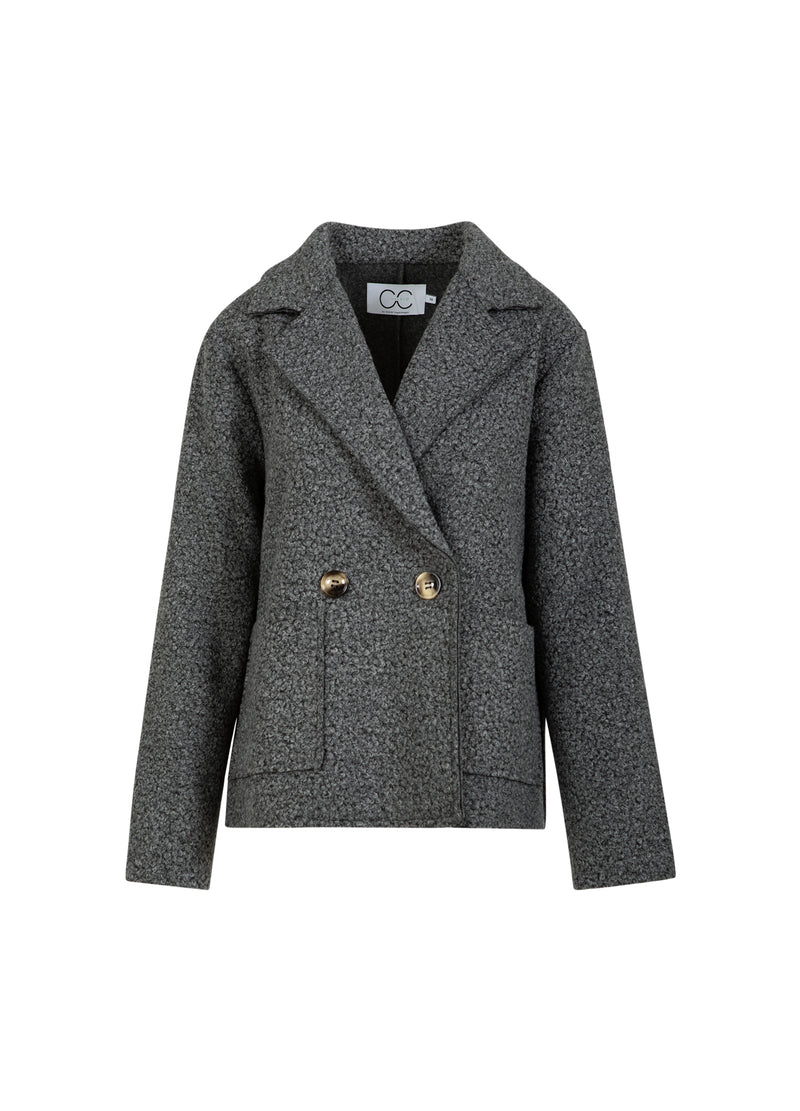 CC Heart CC HEART SIENNA BOUCLE JAS Outerwear Dark Grey - 101