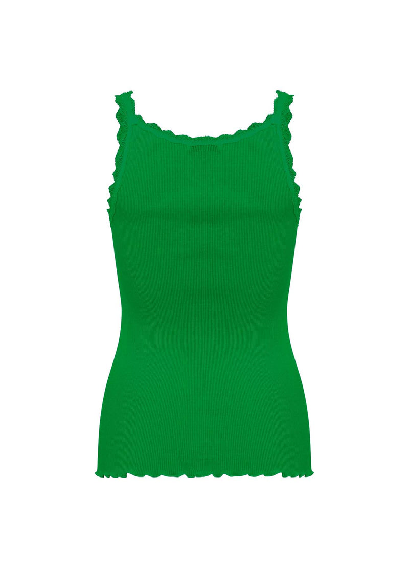 CC Heart CC HEART ZIJDE TANKTOP MET KANT Top - Short sleeve Emerald green - 402