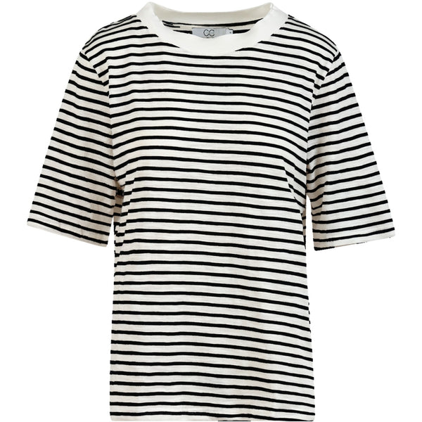 CC Heart CC HEART SILLA GESTREEPT T-SHIRT MET KORTE MOUWEN T-Shirt Off white/navy stipes - 258