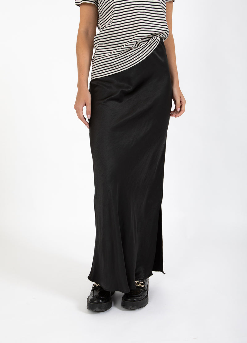 CC Heart CC HEART SKYLER MAXI ROK Skirt Black - 100