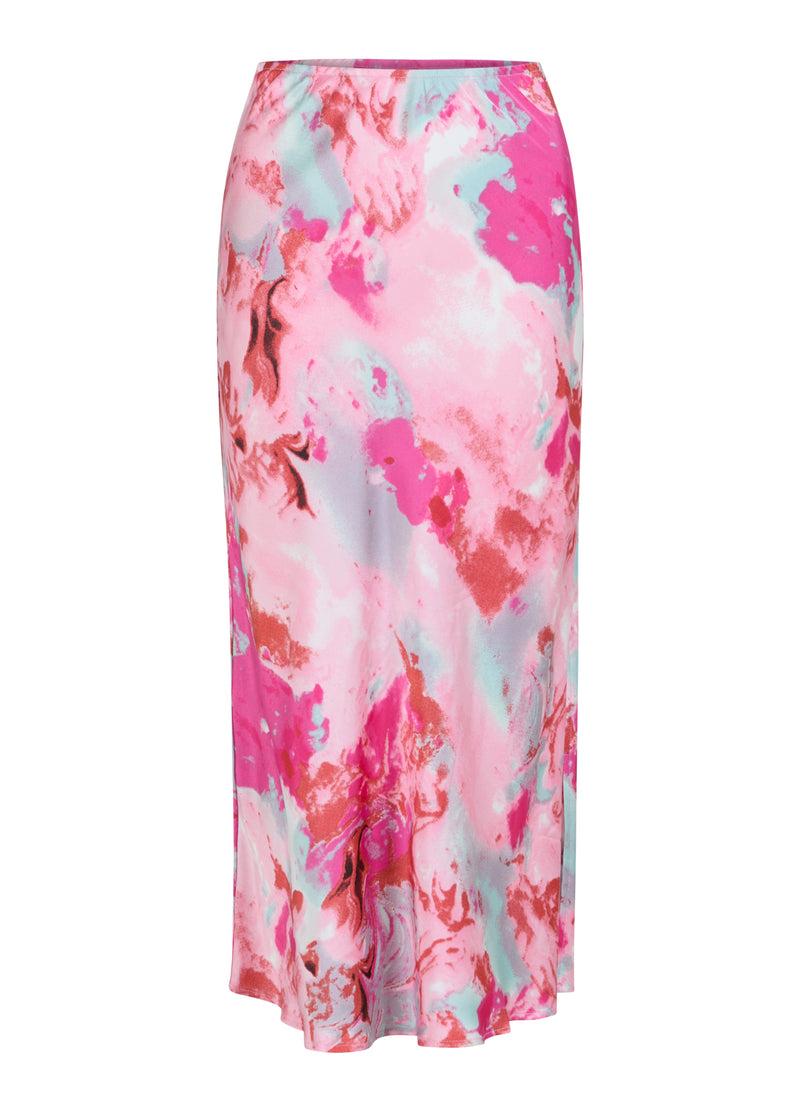 CC Heart  CC HEART SKYLER MIDDELLANGE BEDRUKTE ROK Skirt Red/pink flower - 661