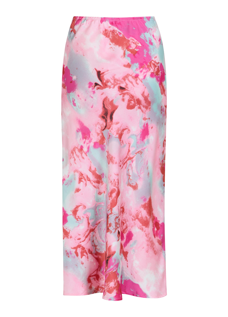 CC Heart  CC HEART SKYLER MIDDELLANGE BEDRUKTE ROK Skirt Red/pink flower - 661