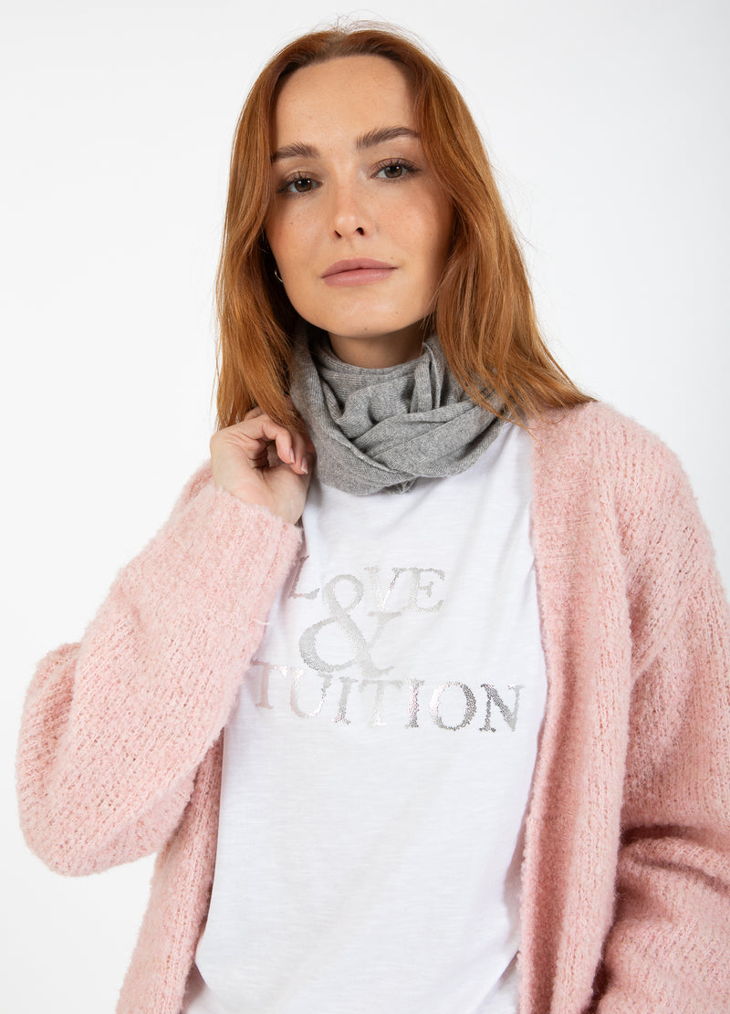 CC Heart CC HEART SOFT DRIEHOEKSCARF Accessories Grey melange - 142