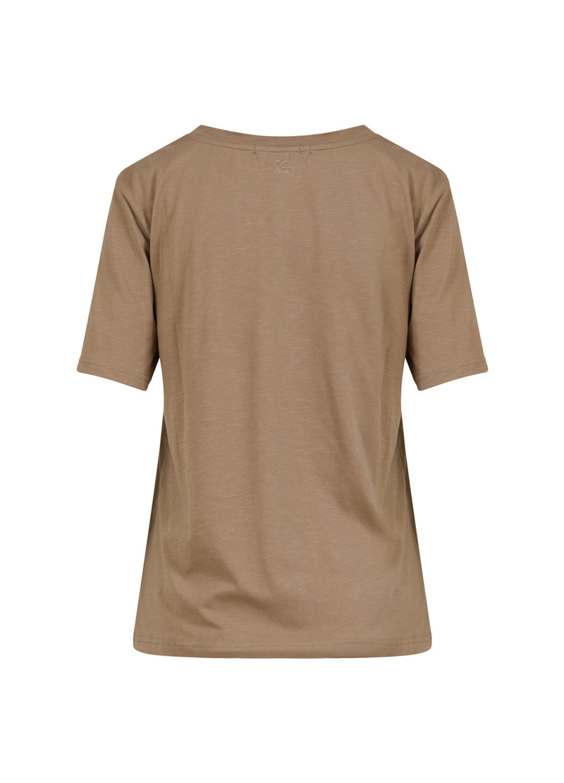 CC Heart CC HEART SOULMATE T-SHIRT - HALVE MOUW T-Shirt Warm Sand - 307
