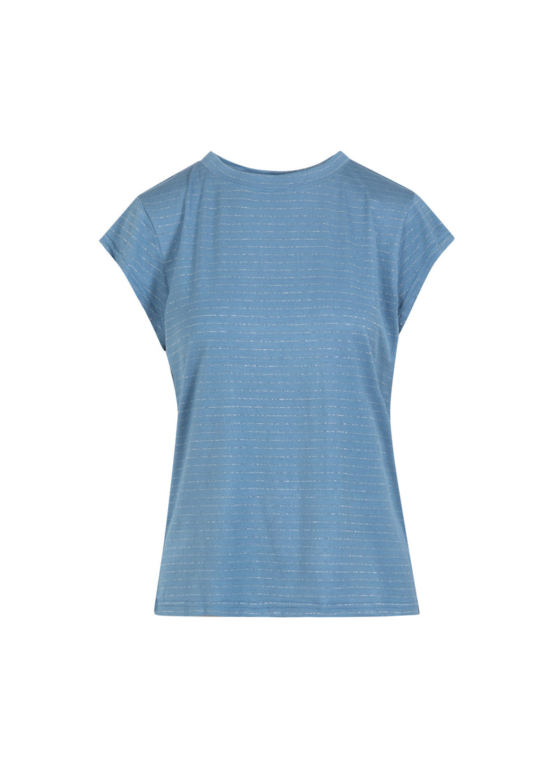 CC Heart CC HEART SPARKLE TEE - CAP MOUW T-Shirt Mid blue lurex - 558