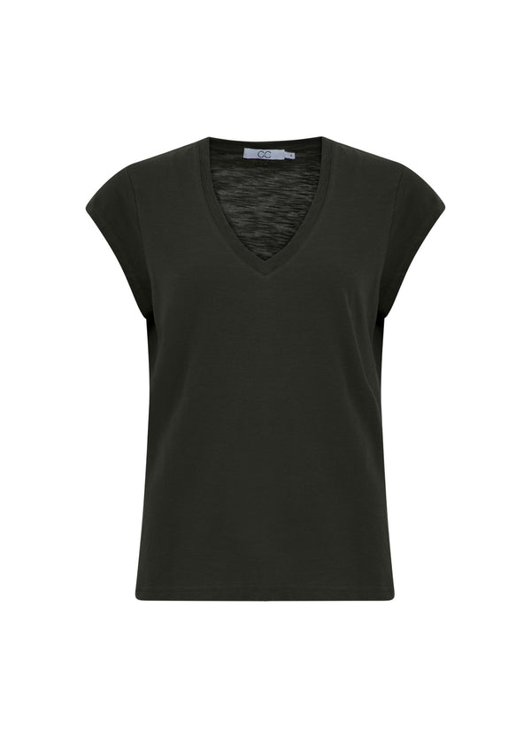 CC Heart CC HEART V-HALS T-SHIRT T-Shirt Black - 100