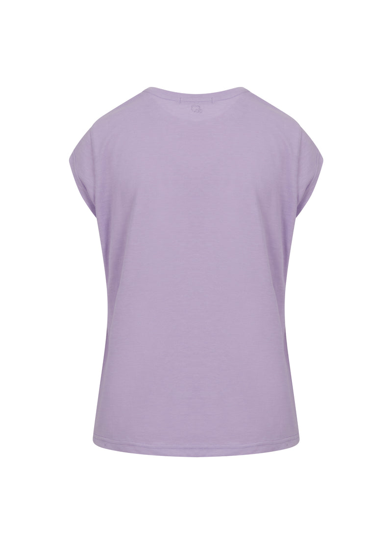 CC Heart CC HEART V-HALS T-SHIRT T-Shirt Lavender - 800