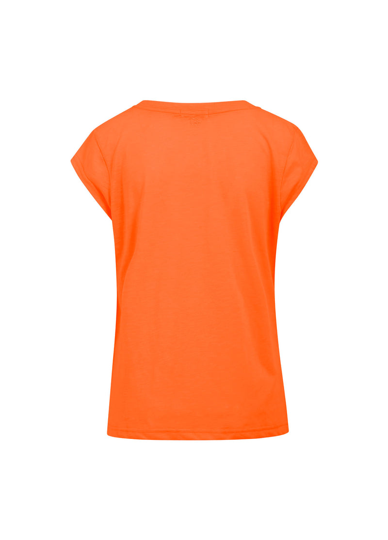 CC Heart CC HEART V-HALS T-SHIRT T-Shirt Orange -701