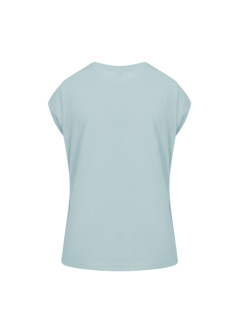 CC Heart CC HEART V-HALS T-SHIRT T-Shirt Pastel Aqua - 507