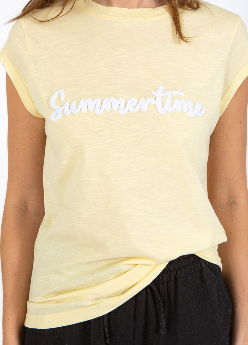 CC Heart CC HEART ZOMER T-SHIRT - KAPMOUW T-Shirt Light honey - 790