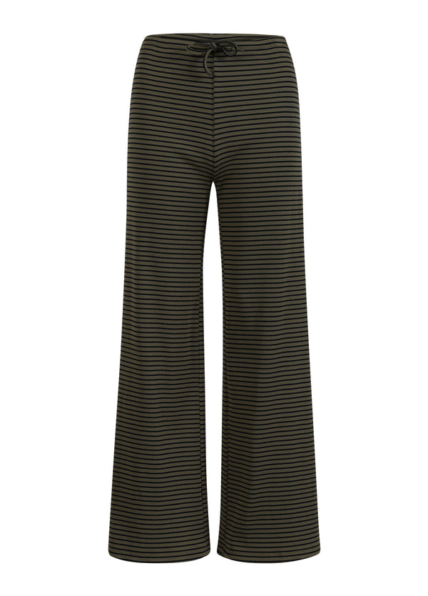 CC Heart CC HEART KAROLINE RIB BROEK Pants Olive/navy stripe - 432