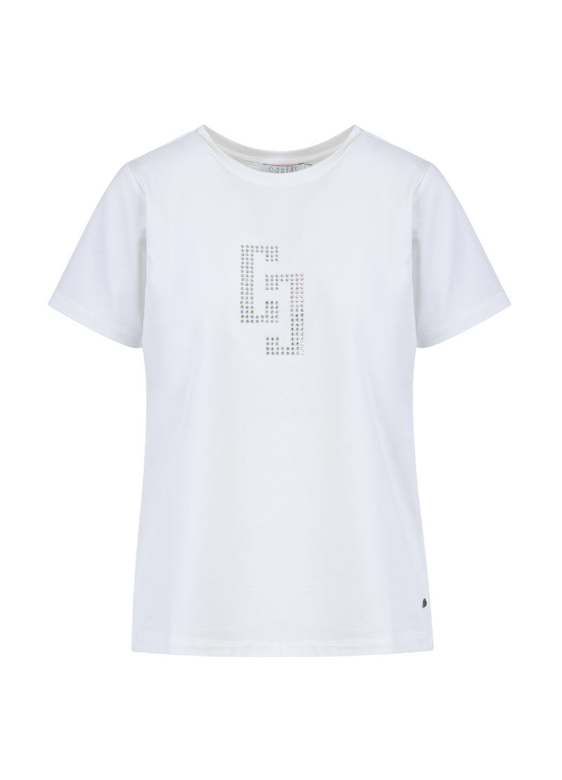 Coster Copenhagen CC STRASS T-SHIRT T-Shirt White - 200