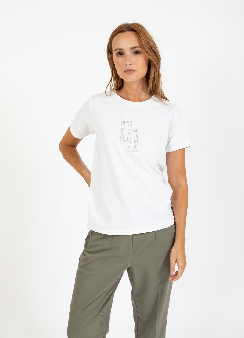 Coster Copenhagen CC STRASS T-SHIRT T-Shirt White - 200