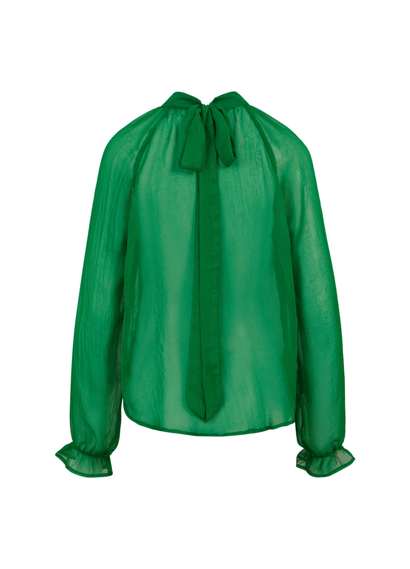 Coster Copenhagen  CHIFFON BLOUSE Shirt/Blouse Metallic green - 490