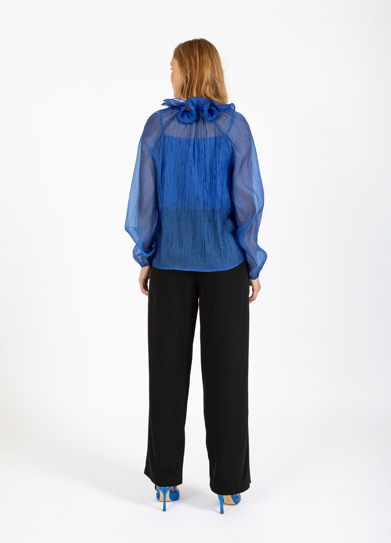 Coster Copenhagen CHIFFON BLOUSE Shirt/Blouse Rich blue - 583