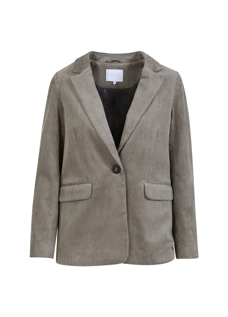 Coster Copenhagen CORDUROY BLAZER Blazer Warm grey - 197