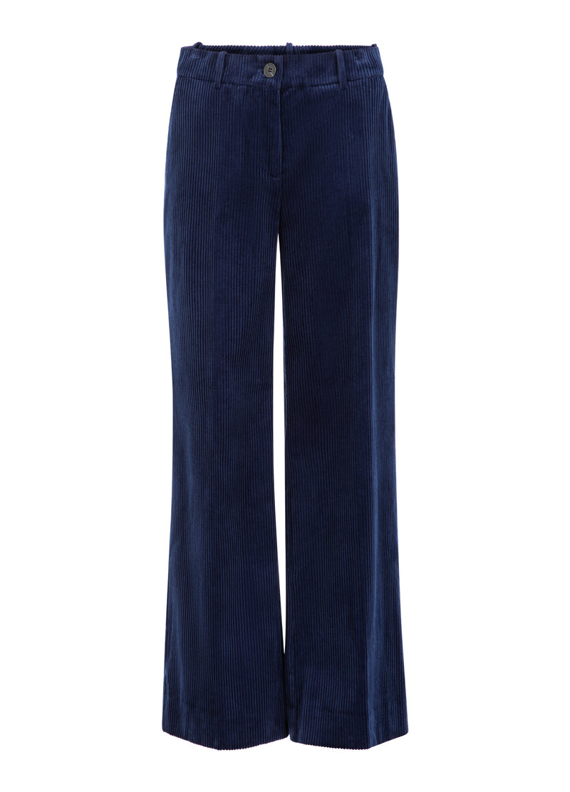 Coster Copenhagen CORDUROY BROEK - PETRA PASVORM Pants Eclipse blue -555