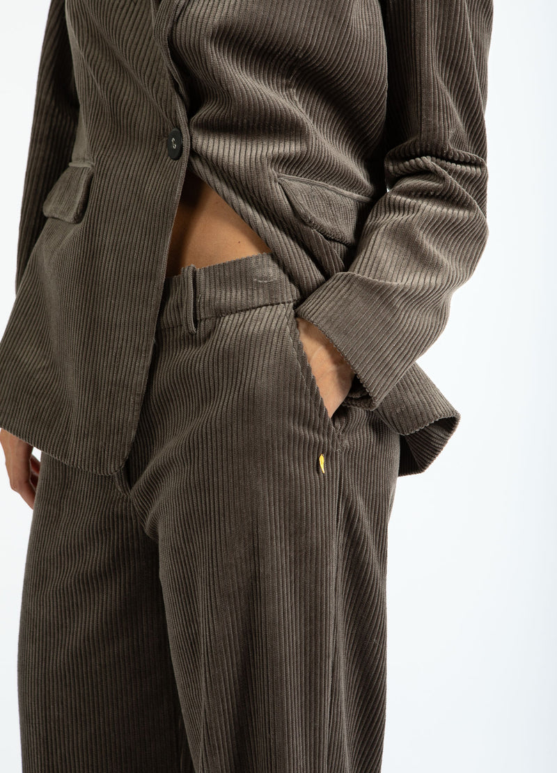 Coster Copenhagen CORDUROY PAKBROEK - PETRA FIT Pants Dove grey - 155