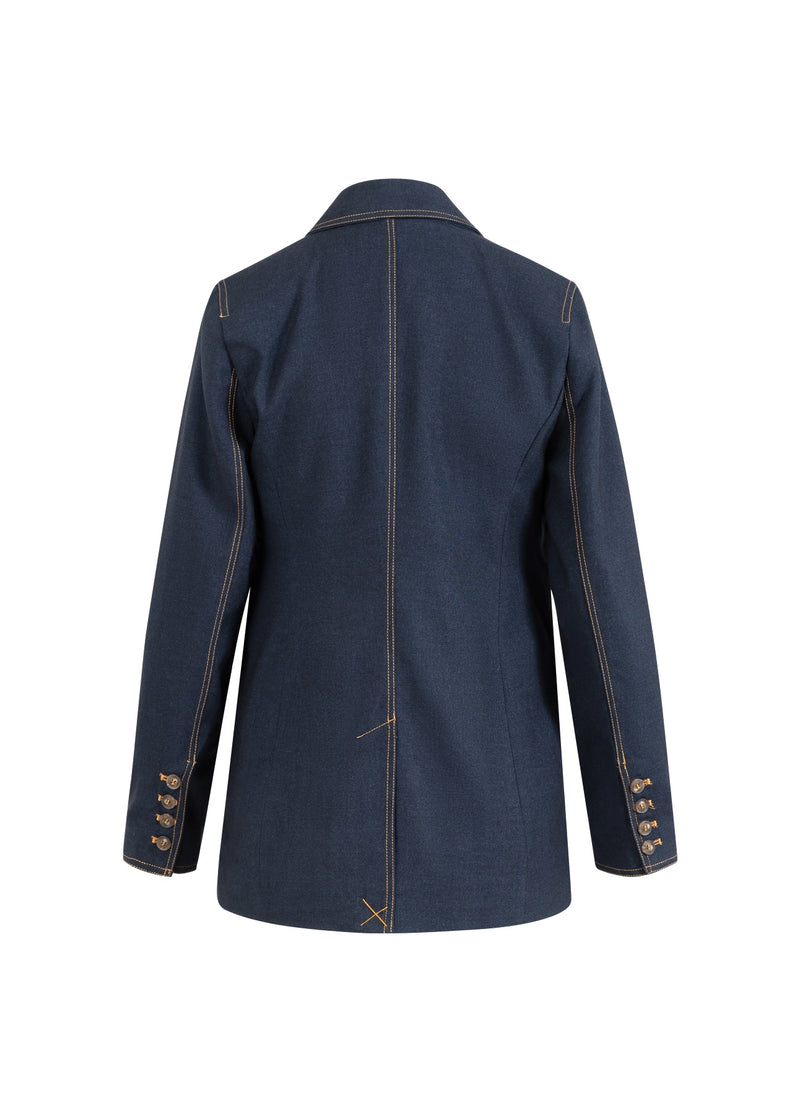 Coster Copenhagen DOUBLE-BREASTED BLAZER Blazer Night blue - 513