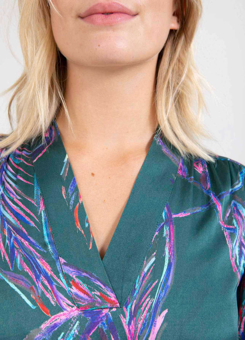 Coster Copenhagen DRESS IN MULTI LEAVES PRINT Dress Multi leaves print - 939