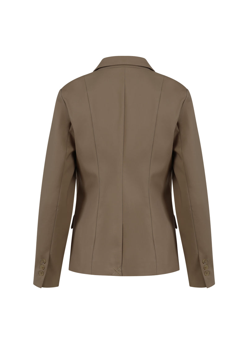 Coster Copenhagen DUBBELDRADIGE BLAZER MET PRAKTISCHE DETAILS Blazer Desert sand - 329