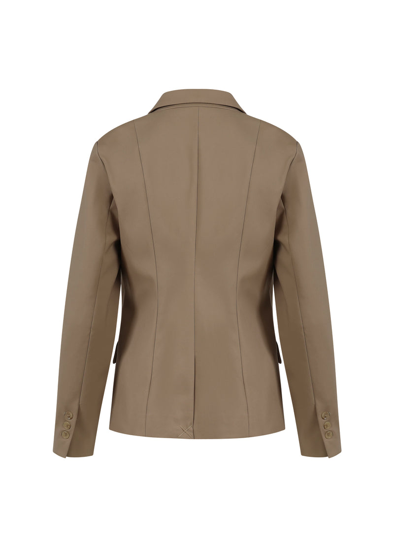 Coster Copenhagen DUBBELDRADIGE BLAZER MET PRAKTISCHE DETAILS Blazer Desert sand - 329