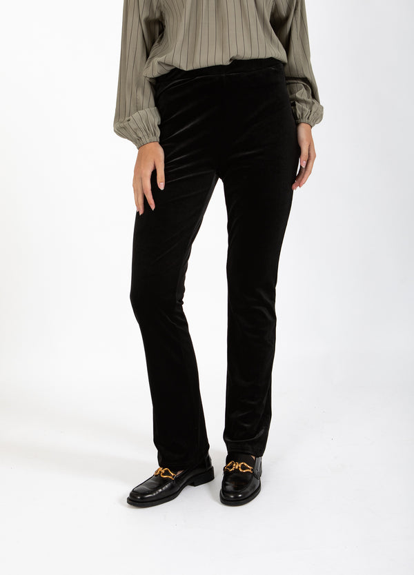 Coster Copenhagen FLUWELEN BROEK - MYNTE Pants Black - 100