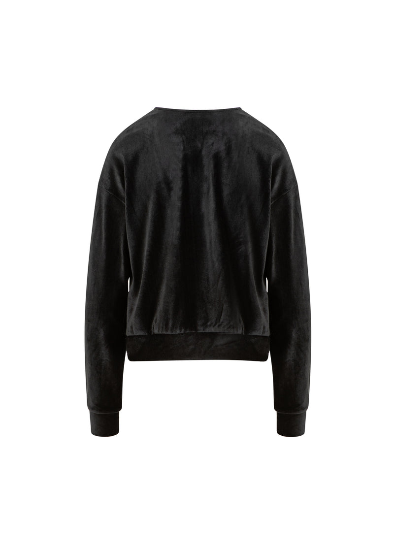 Coster Copenhagen FLUWELEN RITSSLUITING PUFFER Shirt/Blouse Black - 100