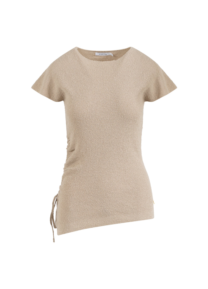 Coster Copenhagen GEBOGEN TOP Knitwear Desert sand - 329