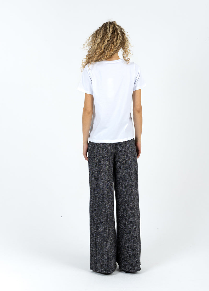 Coster Copenhagen GEBREIDE BROEK Knitwear Black/grey mix - 106