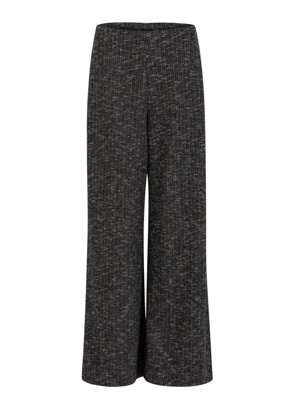 Coster Copenhagen GEBREIDE BROEK Knitwear Black/grey mix - 106