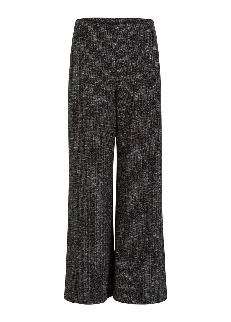 Coster Copenhagen GEBREIDE BROEK Knitwear Black/grey mix - 106