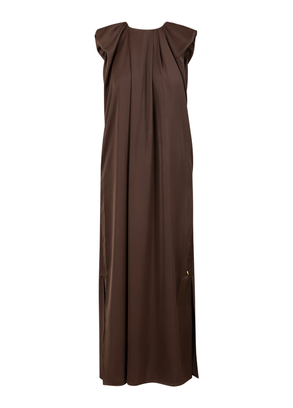 Coster Copenhagen GEDRAPEERDE JURK Dress Warm brown - 367