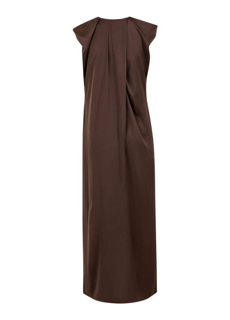 Coster Copenhagen GEDRAPEERDE JURK Dress Warm brown - 367